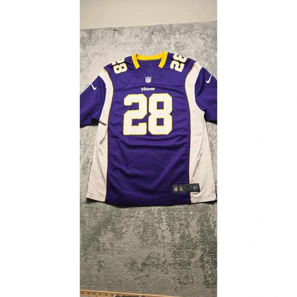 Nike On Field Adrian‎ Peterson Jersey Unisex X-large Purple Minnesota Vikings